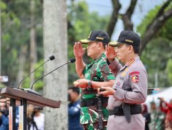 Peserta Latsitardanus Termasuk Praja IPDN Melakukan Latihan Gabungan