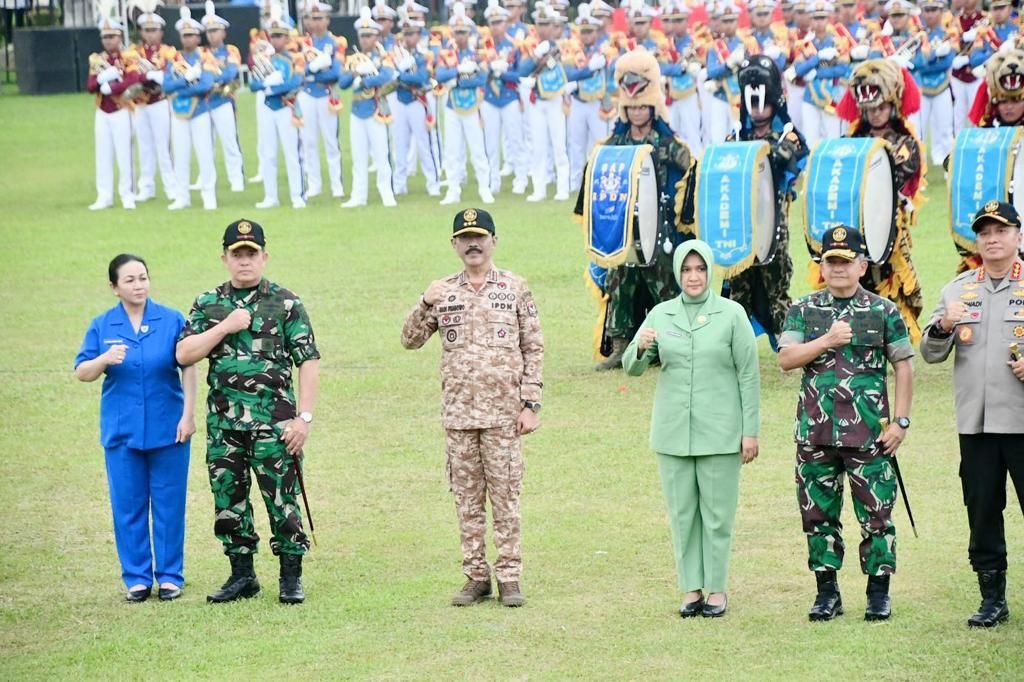 Arief M Edie Kepala Biro Hukum dan Kerjasama IPDN Melaporkan Giat Latsitarda Nusantara XLIII