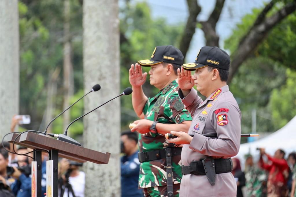 Arief M Edie Kepala Biro Hukum dan Kerjasama IPDN Melaporkan Giat Latsitarda Nusantara XLIII