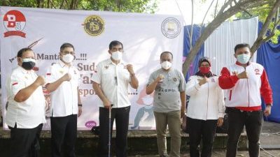 Gerakan 1.000 Vaksin di Legenda Wisata, Kerjasama Pejuang Bravo Lima dan Van Gogh Motor Community –