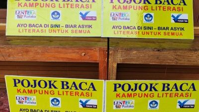 Kampung Literasi Bikin 4 Pojok Baca Baru di Bogor, Tambah Akses Bacaan Anak-anak – Peristiwa