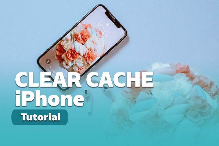 cara clear cache iphone