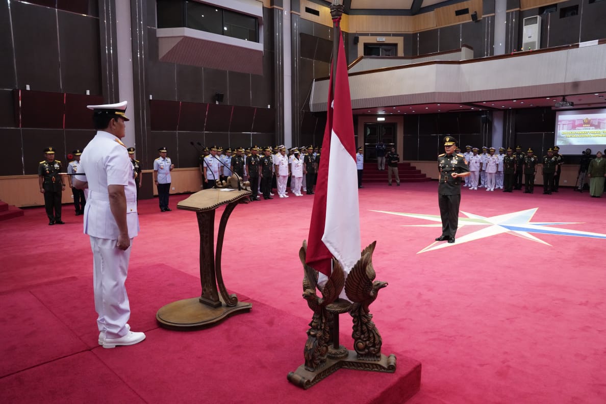 Panglima TNI Pimpin Sertijab Pejabat Utama Mabes TNI