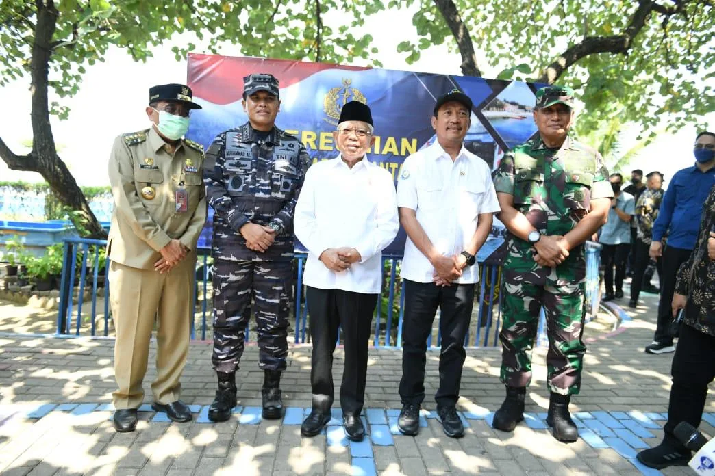 Wapres RI KH. Ma'ruf Amin Dalam Acara Peresmian Kampung Bahari Nusantara