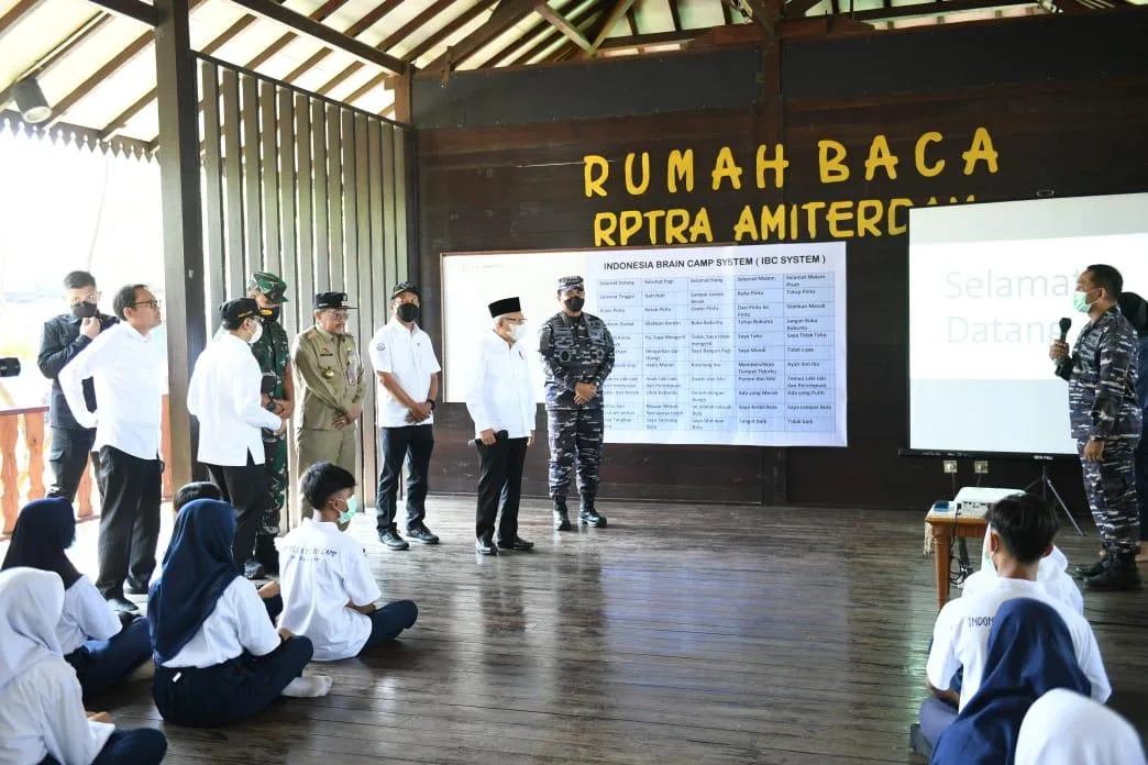 Wapres RI KH. Ma'ruf Amin Dalam Acara Peresmian Kampung Bahari Nusantara