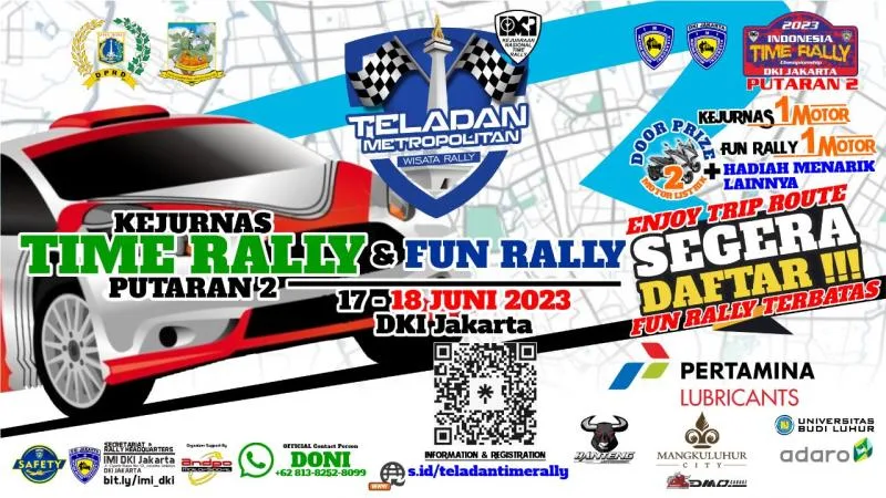 Bamsoet Dukung Penyelenggaraan Teladan Metropolitan Wisata Time Rally 2023 di Jakarta