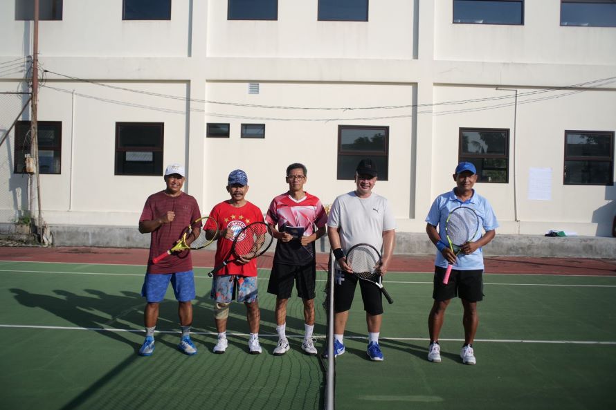The Healthy Saturday Lawn Tennis Coach opened the Tennis Central Java Police Championship of Men’s Doubles 2024 tournament
