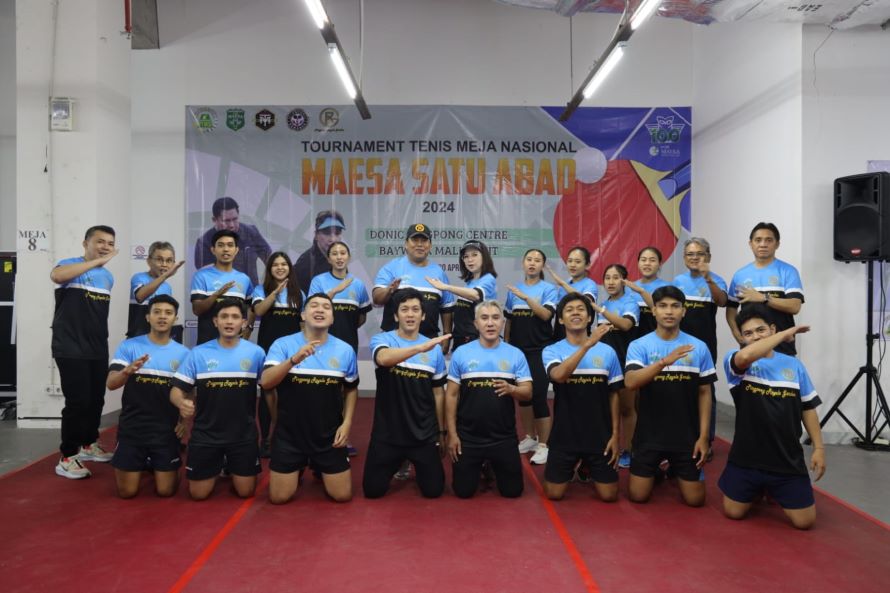 Commemorating One Hundred Years: National Table Tennis Championship Officially Opened by POR Maesa Patron, Commissioner General (Ret.) Prof. Dr. Petrus R. Golose