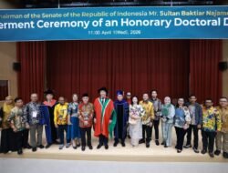 Indonesian Senate Speaker Sultan Najamudin awarded honorary doctorate in Busan
