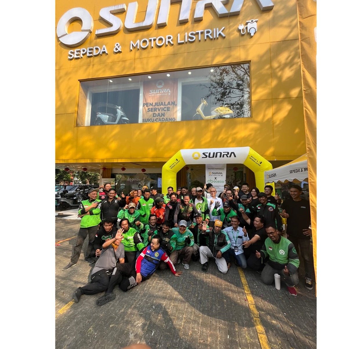 SUNRA, GOECO Forge Strategic Partnership with First Electric Motorcycle Delivery 6 ok31